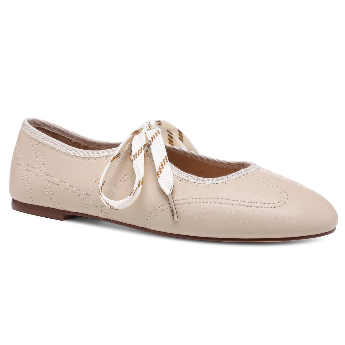 Yellhum Women's Cute Ballet Flats - Soft Mary Jane Round Toe Slip-On Shoes