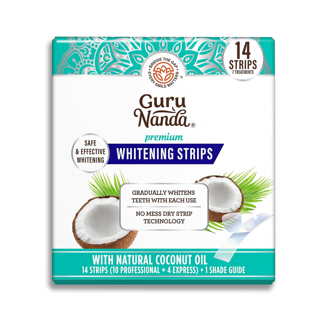 GuruNanda Teeth Whitening Strips 7-Day Treatment Review
