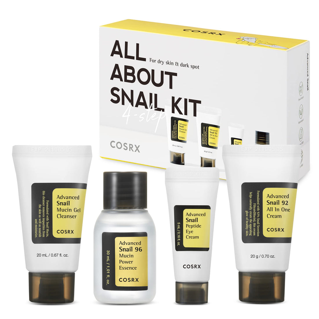 Moisturize and Glow with COSRX's Essential Mini Snail Mucin Gift Set