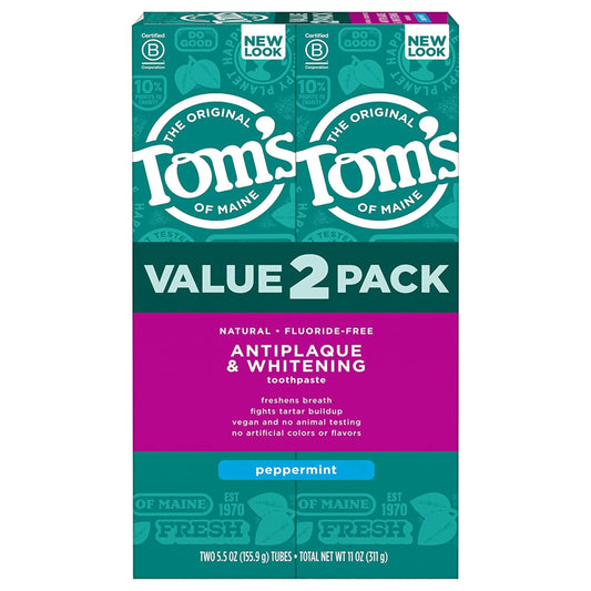 Tom's of Maine Fluoride-Free Toothpaste Pack