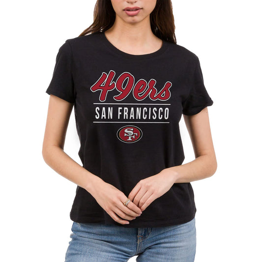 San Francisco 49ers x NFL - Women's Fan Favorite Short Sleeve Fan Shirt - Officially Licensed NFL ...