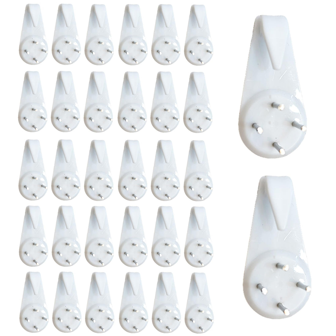 28PCS Invisible Picture Frame Hanging Kit with Seamless Nails and Hooks