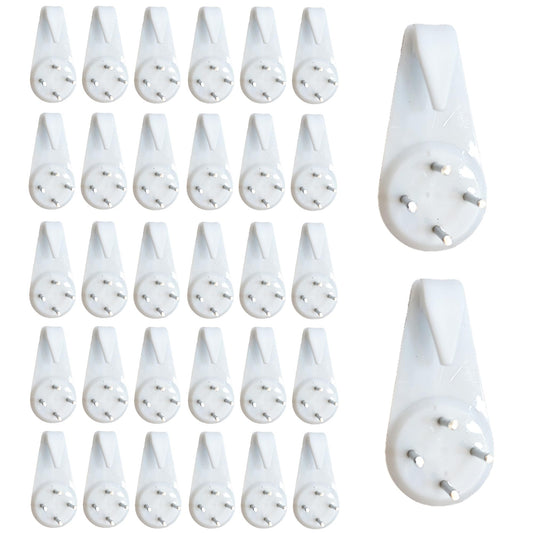 28PCS Invisible Picture Frame Hanging Kit with Seamless Nails and Hooks