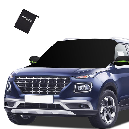 Heated Windshield Cover with Waterproof 600D Oxford Fabric Protection Embeddings.