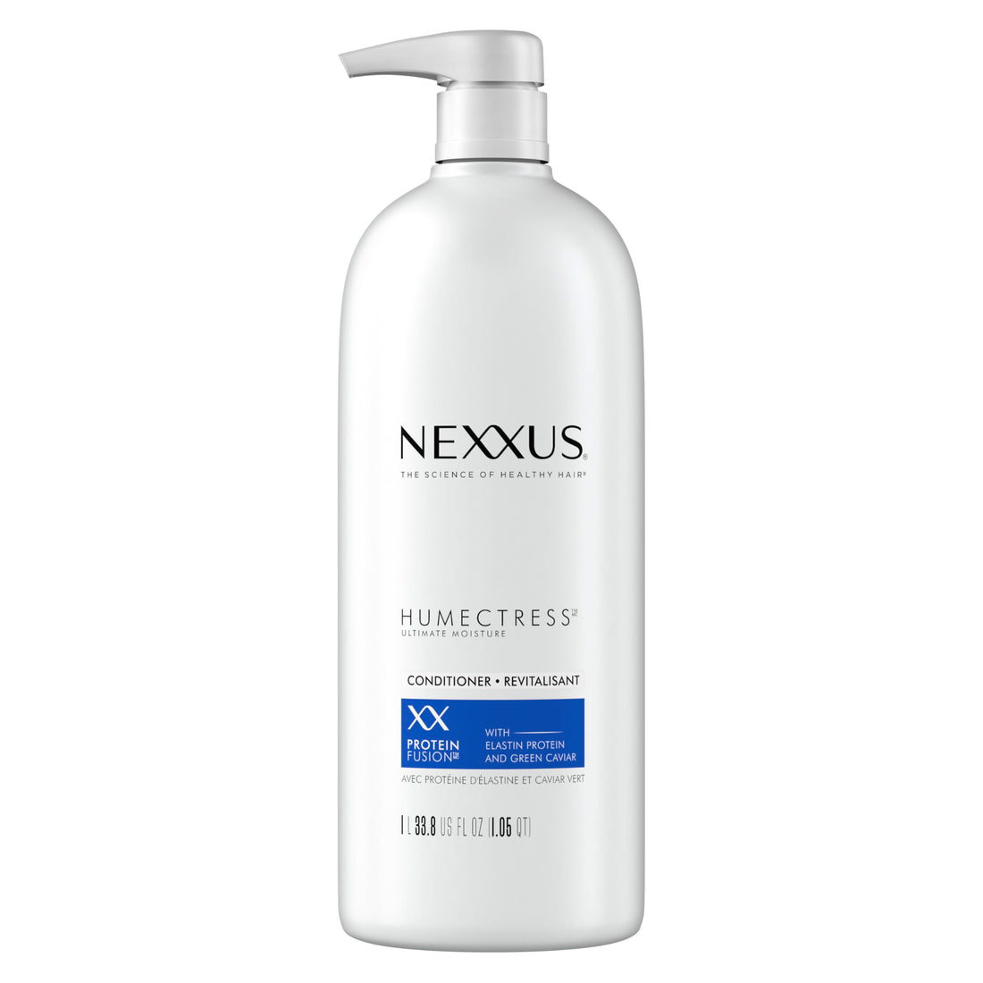 Nexxus Humectress Moisturizing Conditioner for Dry Hair with Elastin Protein.