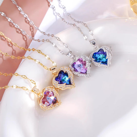 Ocean Heart Necklace: The Valentine's Gift She'll Actually Wear