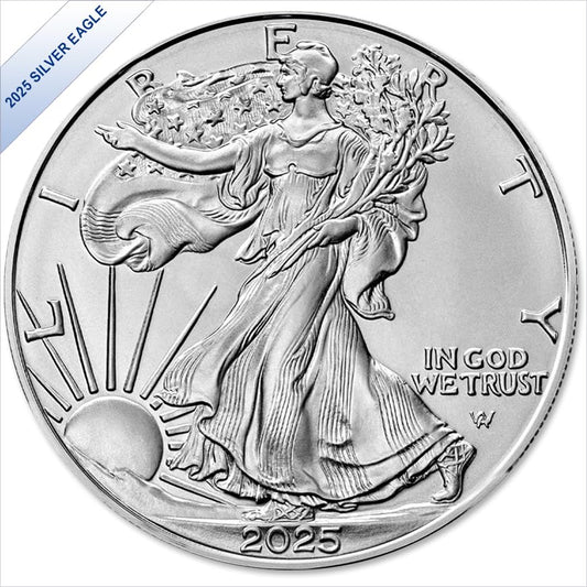 Rare 2025 American Silver Eagle Coin in Near-Perfect Condition