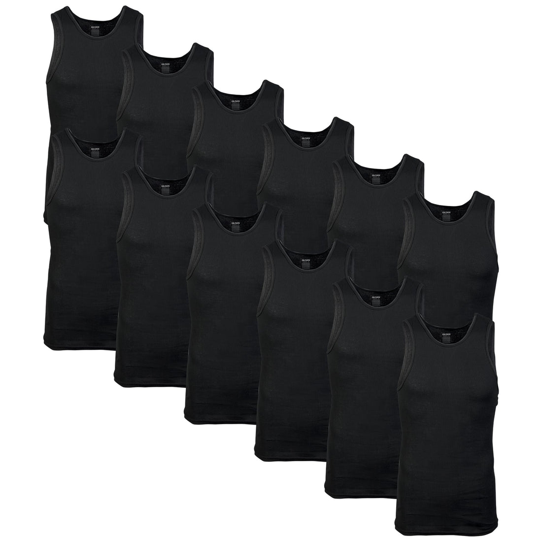 Upgrade Your Wardrobe with Green Gildan Tank Tops Multipack Bundle