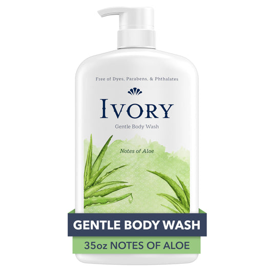 Ivory Gentle Body Wash, Designed for the Whole Family, Free of Dyes Heavy Perfumes Parabens ...