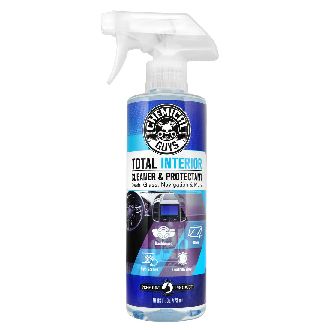 Chemical Guys SPI22016 Total Interior Cleaner and Protectant, Safe for Cars, Trucks, SUVs, Jeeps, ...