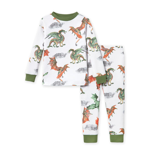 Burt's Bees Baby Baby Boys' Pajamas, Tee and Pant 2-Piece Pj Set, 100% Organic Cotton.