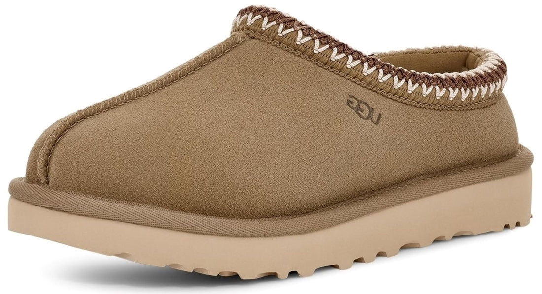 Slip into Comfort with the UGG Women's Tasman Luxurious Sheepskin Slippers.