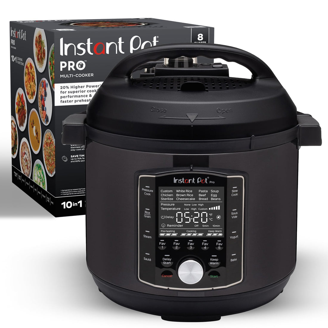 Instant Pot Pro 8 QT Multi-Functional Pressure Cooker
