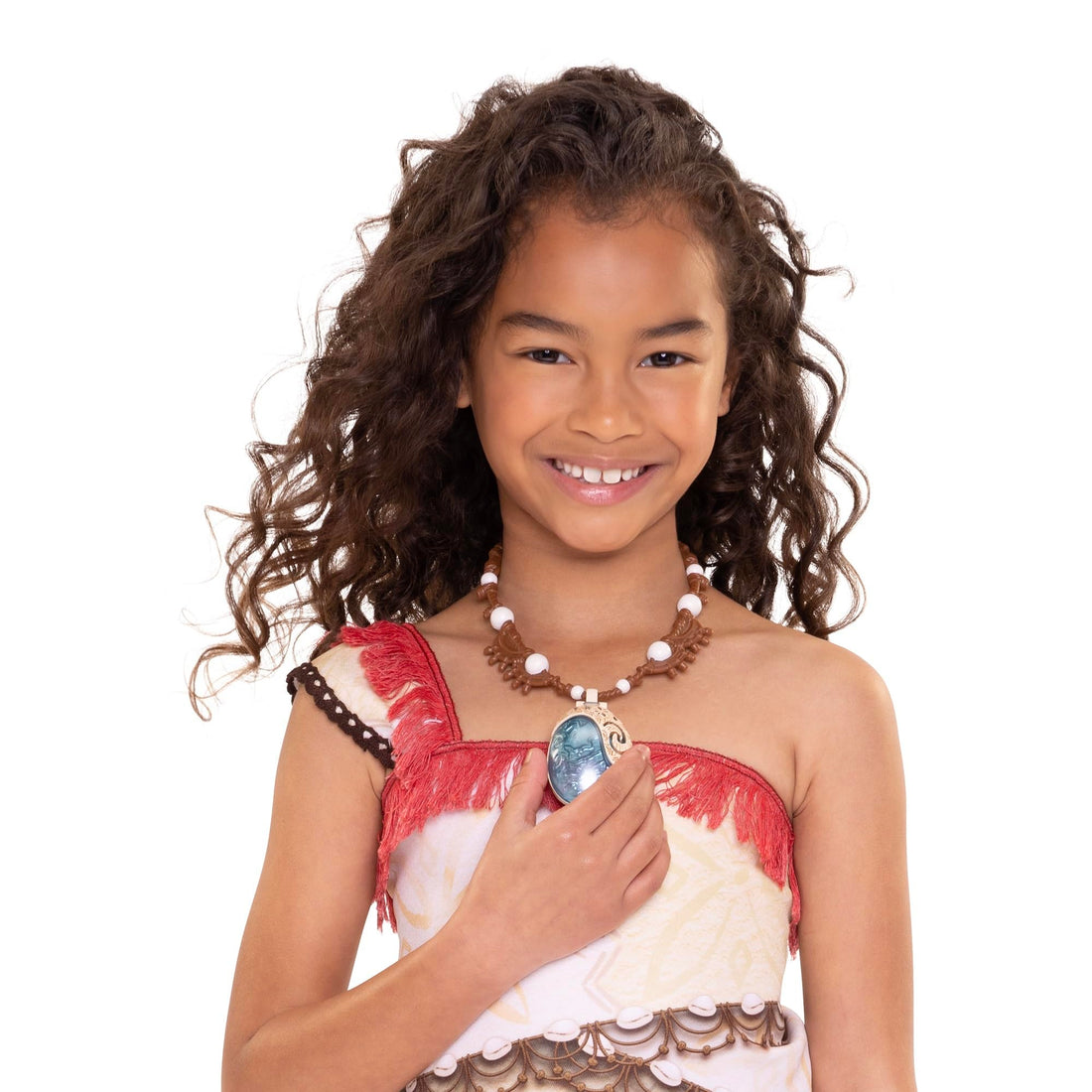 Disney Moana 2 Moana's Necklace Magical Sea Shell Star Light-Up Necklace for Girls Role Play and ...