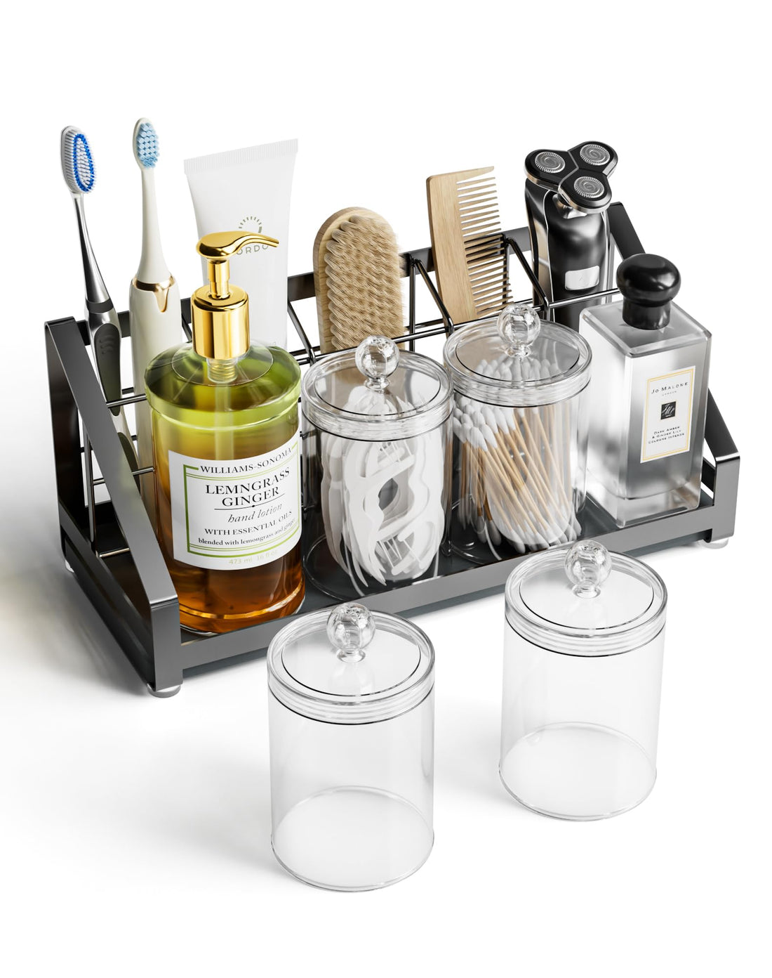 Bathroom Counter Organizer for Toothbrush and Toothpaste