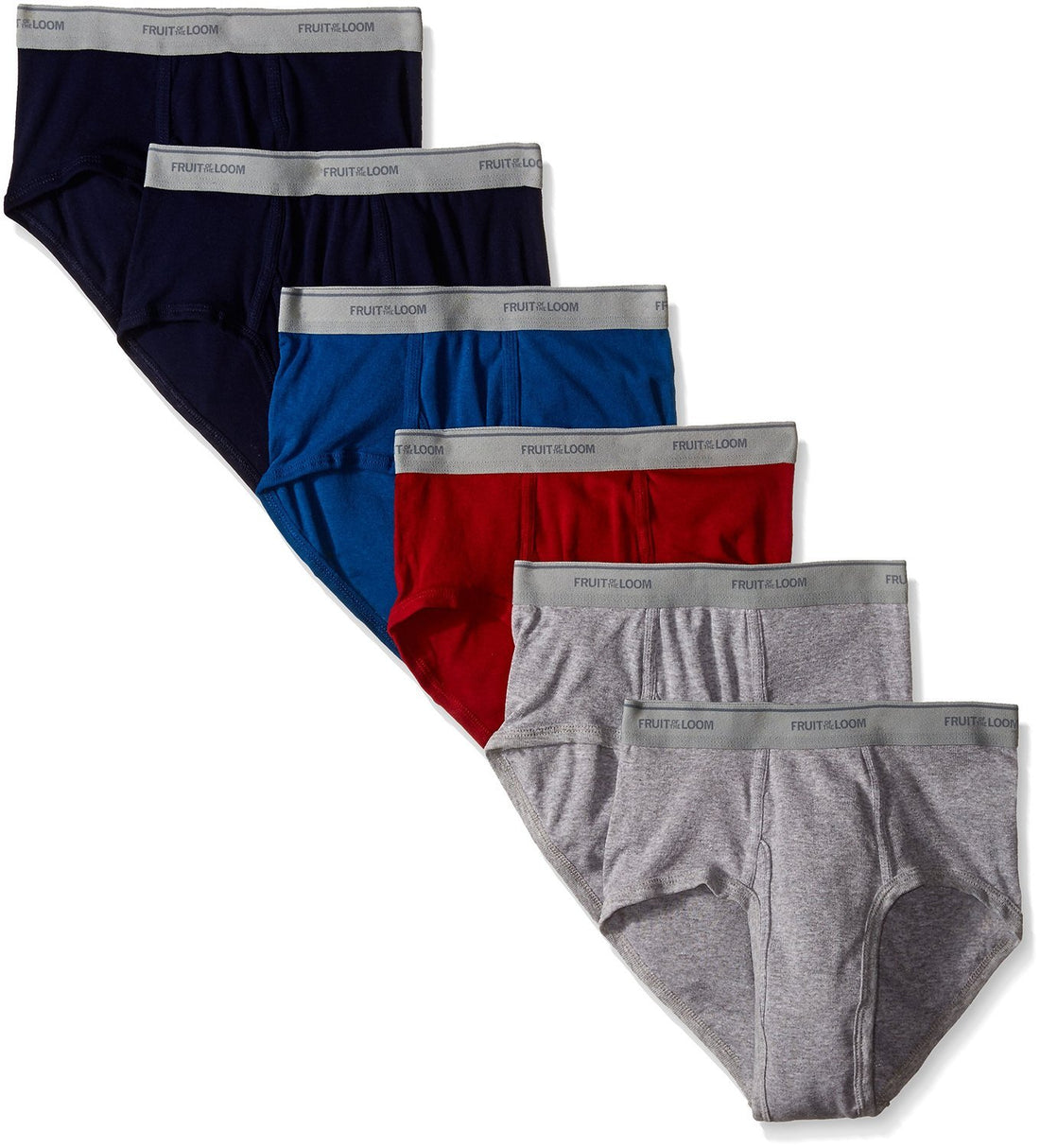 Fruit of the Loom Men's Tag-Free Cotton Briefs.