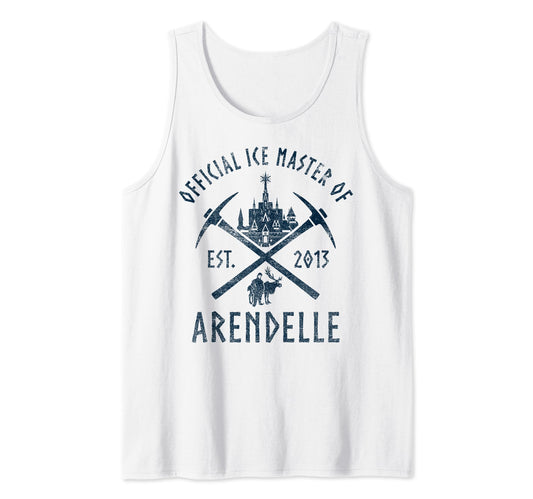 Disney Frozen Official Ice Master Of Arendelle Est. 2013 Tank Top.