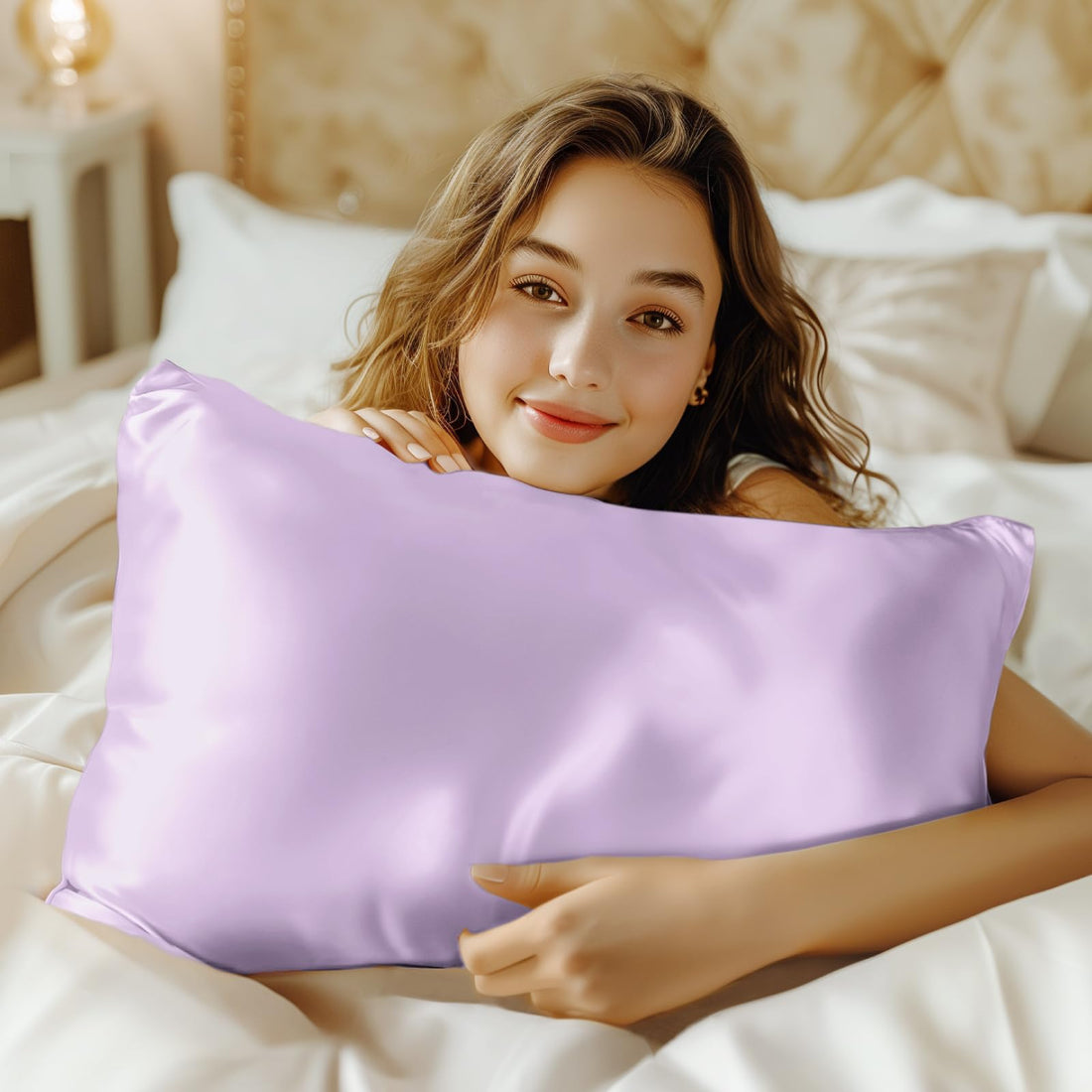 Soft Mulberry Silk Pillowcase for Hair and Skin
