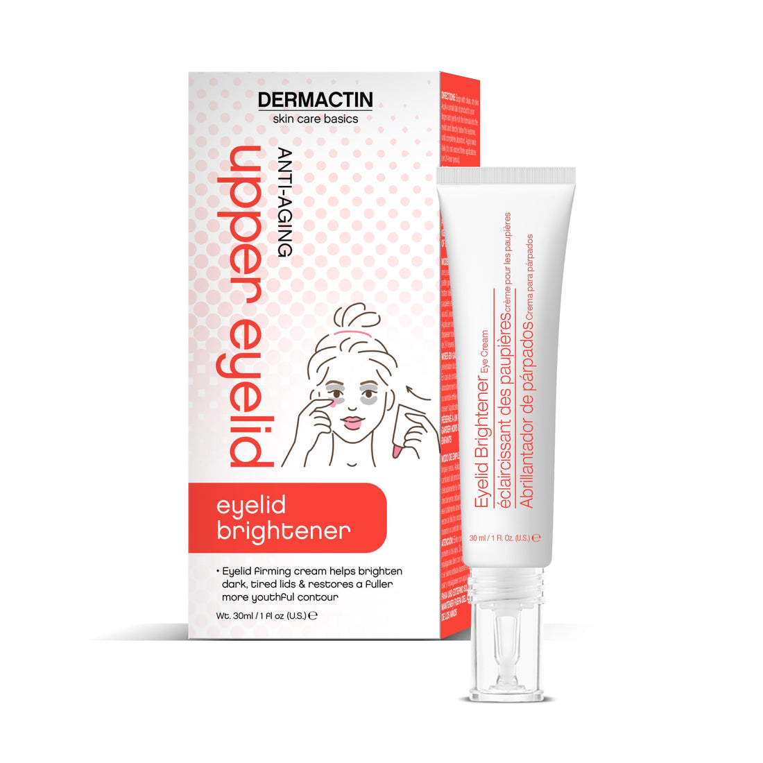 Non-surgical eyelid lifting Cream for firming and youthful appearance solution.