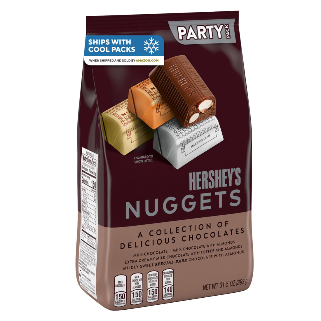 Hershey's Assorted Chocolate Nuggets Party Pack of Variety and Fun.