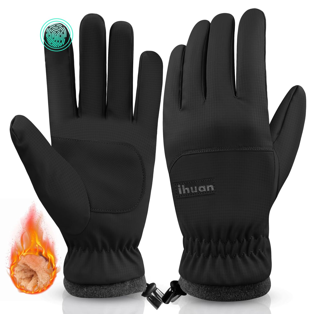 Waterproof Gloves for Winter Sports: Cycling, Skiing, Driving, and Running.