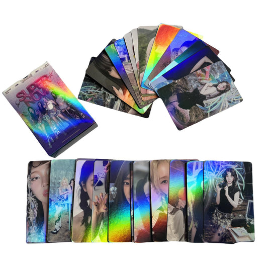 Yuto aespa album Armageddon laser photocard 55pcs Aespa Armageddon laser Photocard Aespa shinning ...