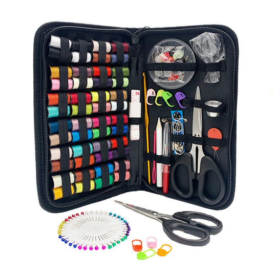 Portable Sewing Kit with 160pcs Supplies for Home, Travel