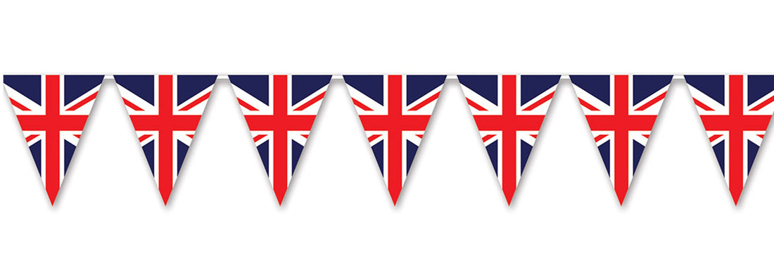 Epic Union Jack Pennant Banner for Patriotic Decor and Display