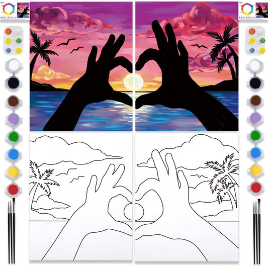 Love Unveiled: Sip, Scream, and Paint Your Way to Togetherness