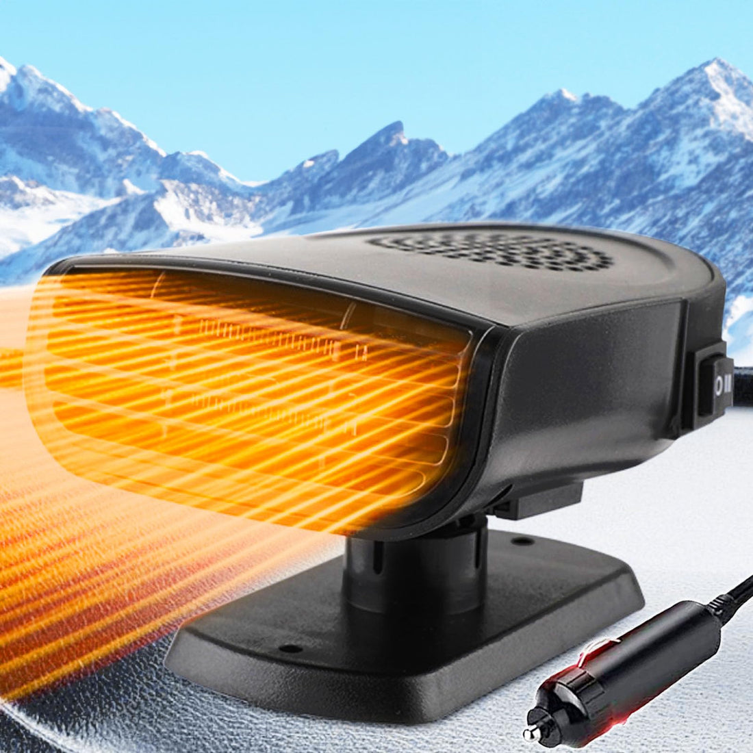 Warmup Buddy: Portable Car Heater for Happy Driving in Cold Weather.