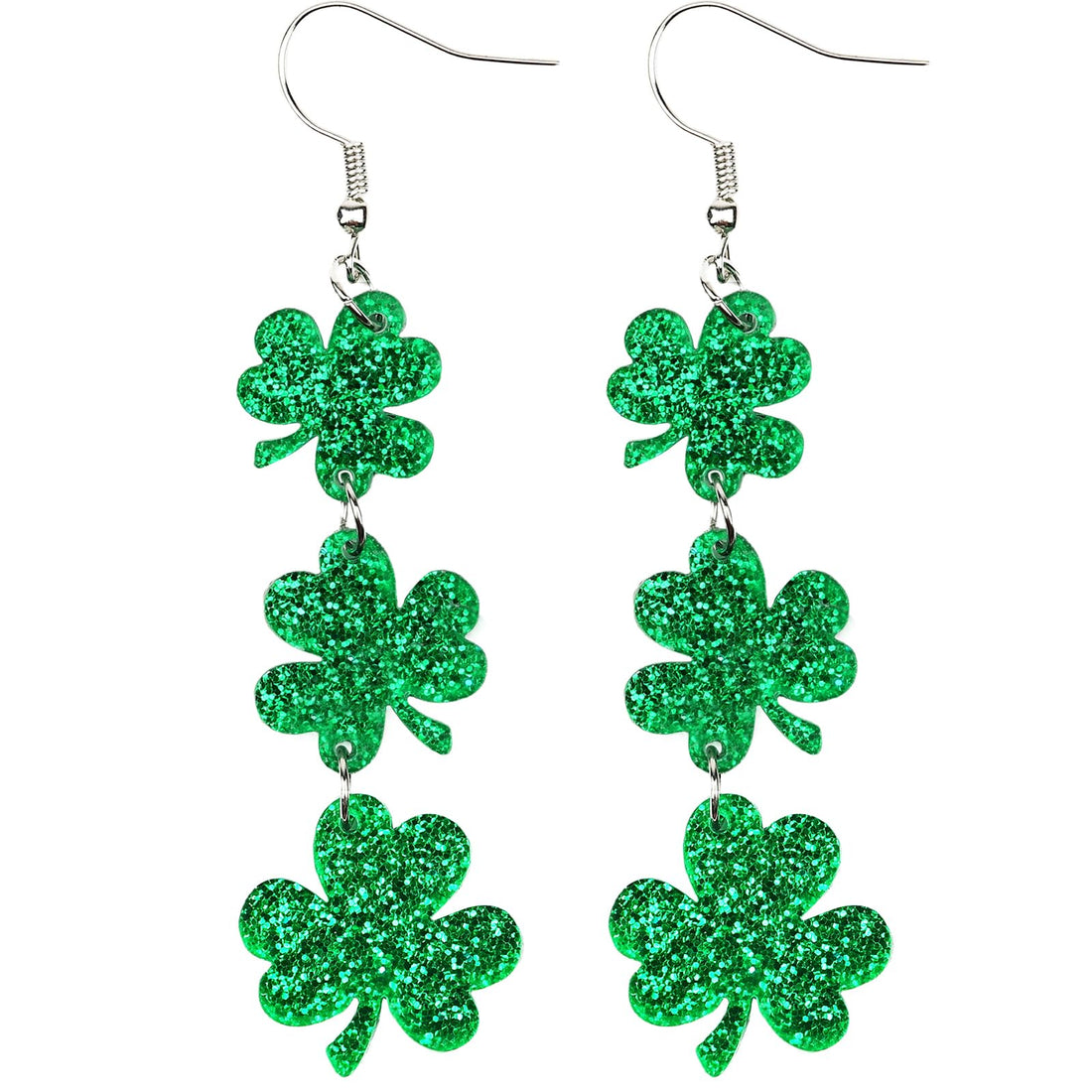St. Patrick's Day Lucky Clover Earrings for Women