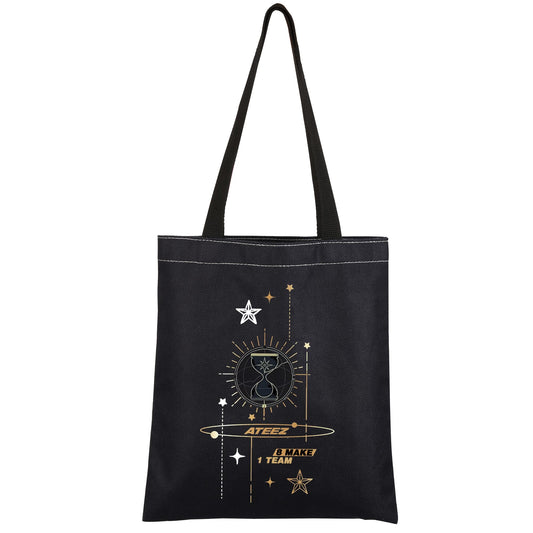 CMNIM AT-Z Kpop Merchandise Gift Kpop Boy Group Tote Bag 8 Make 1 Team Kpop Album Gift AT-Z Tour ...