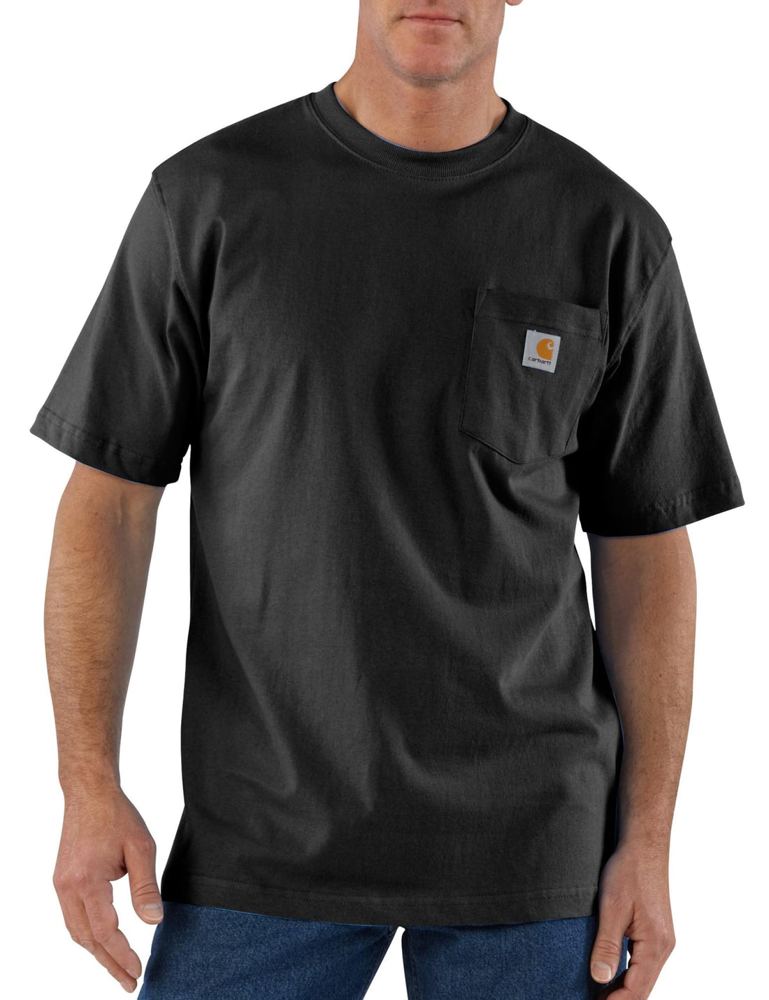 Carhartt Men's Heavyweight Short-Sleeve Pocket T-Shirt Long Sleeve Alternative.