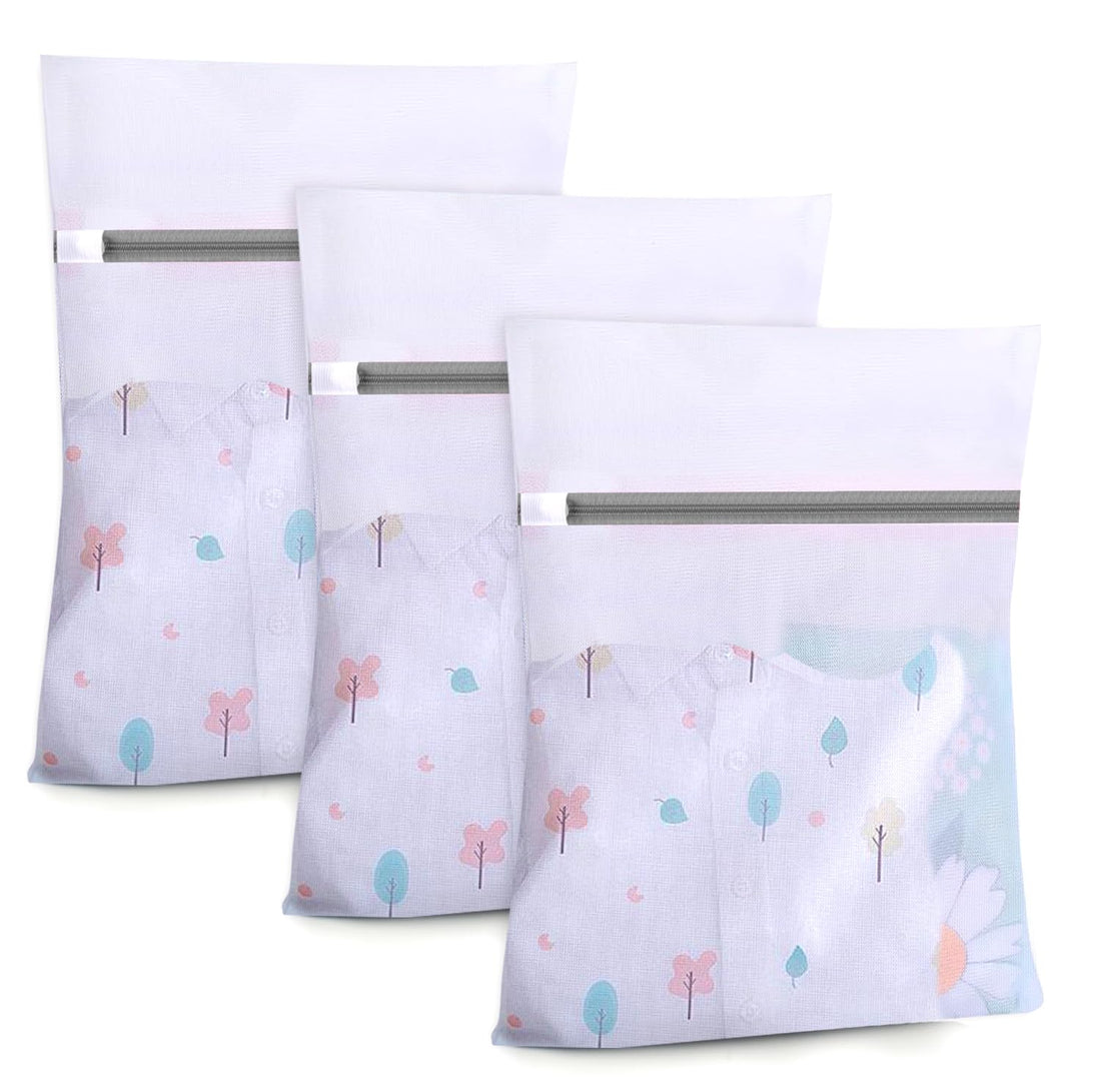 Mesh Laundry Bags for Delicates and Travel Organization Breathable mesh laundry bags with premium ...