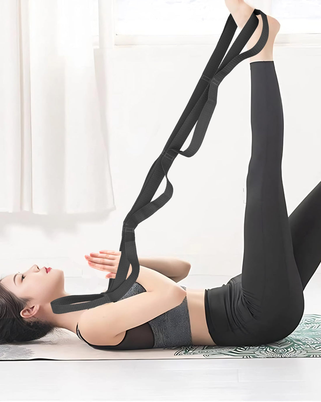 Yoga Stretching Strap for Physical Therapy