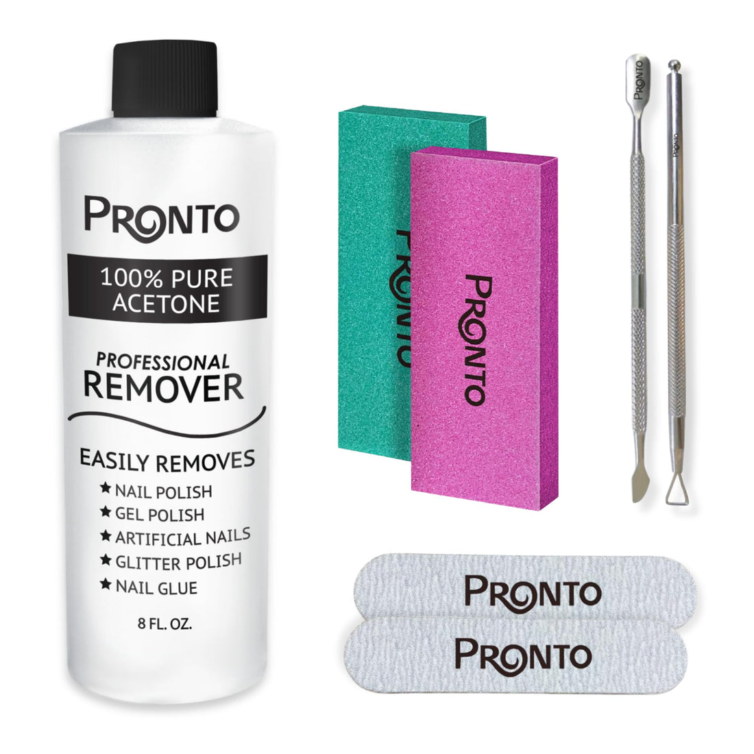 Revitalize Your Nails with Pronto's Powerful Acetone Nail Polish Remover Kit