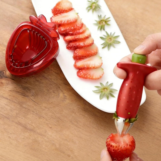 Strawberry Huller and Slicer for Baking and Salads