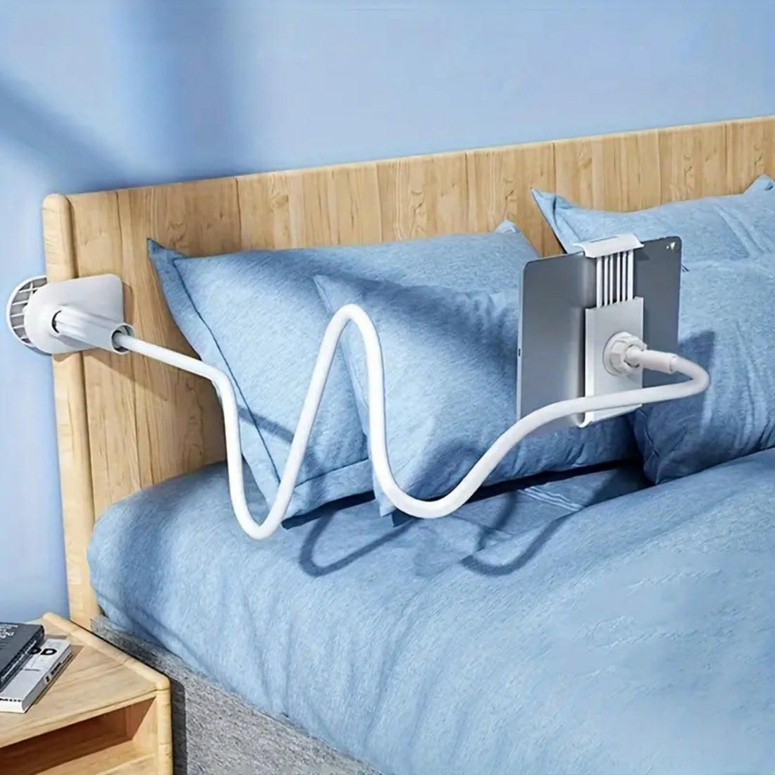 Adjustable Gooseneck Tablet Holder for Bed