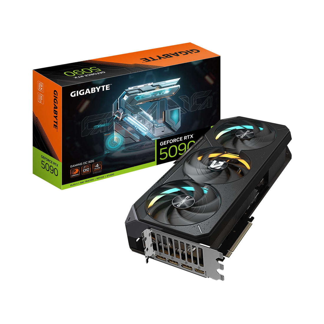 GIGABYTE GeForce RTX 5090 Gaming OC 32G Graphics Card Specifications