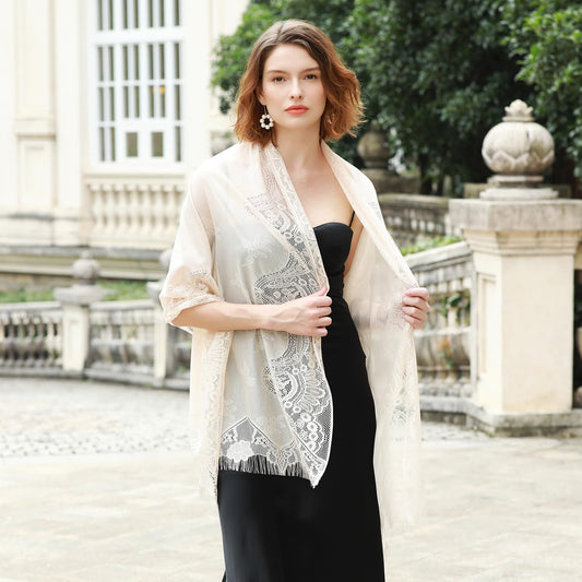 Elegant Shawls and Wraps for Women - Perfect for Evening Dresses and Weddings