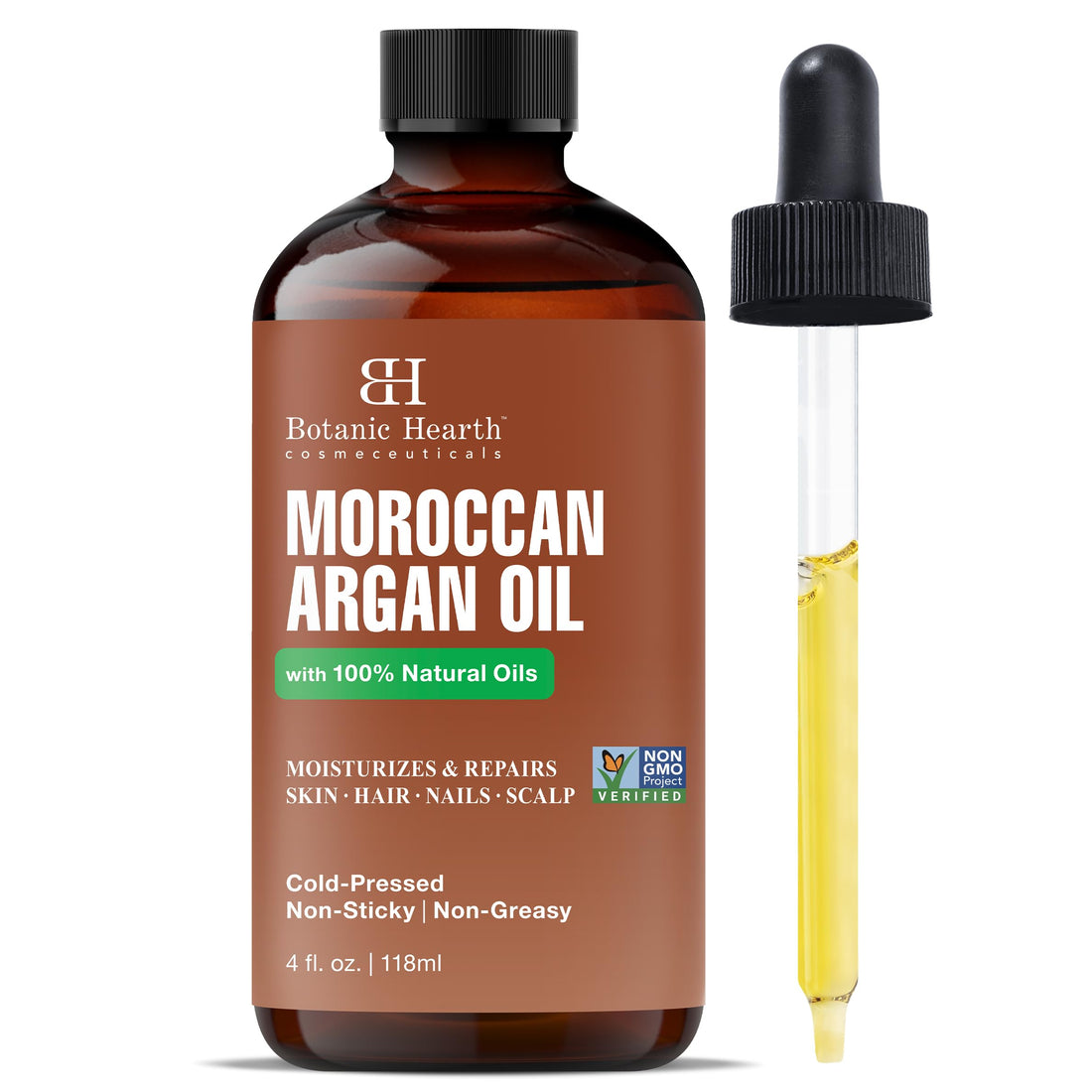 Argan Hair Oil for Hydrating and Nourishing Damaged Hair Naturally