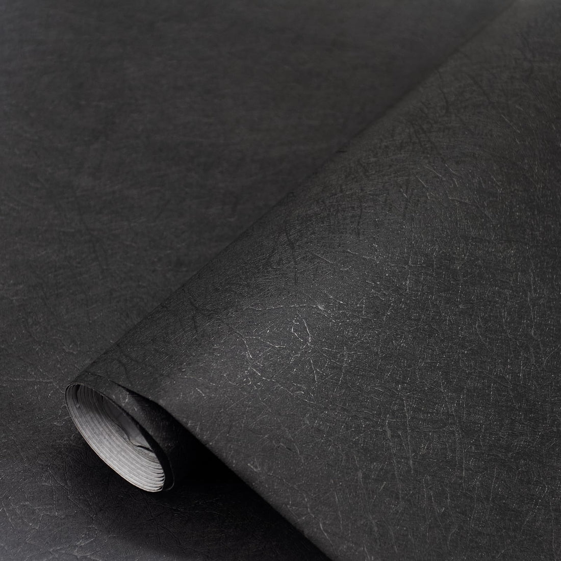 Black Silk Wallpaper Peel and Stick Self Adhesive Removable Embossed Vinyl Film for Home Decoration