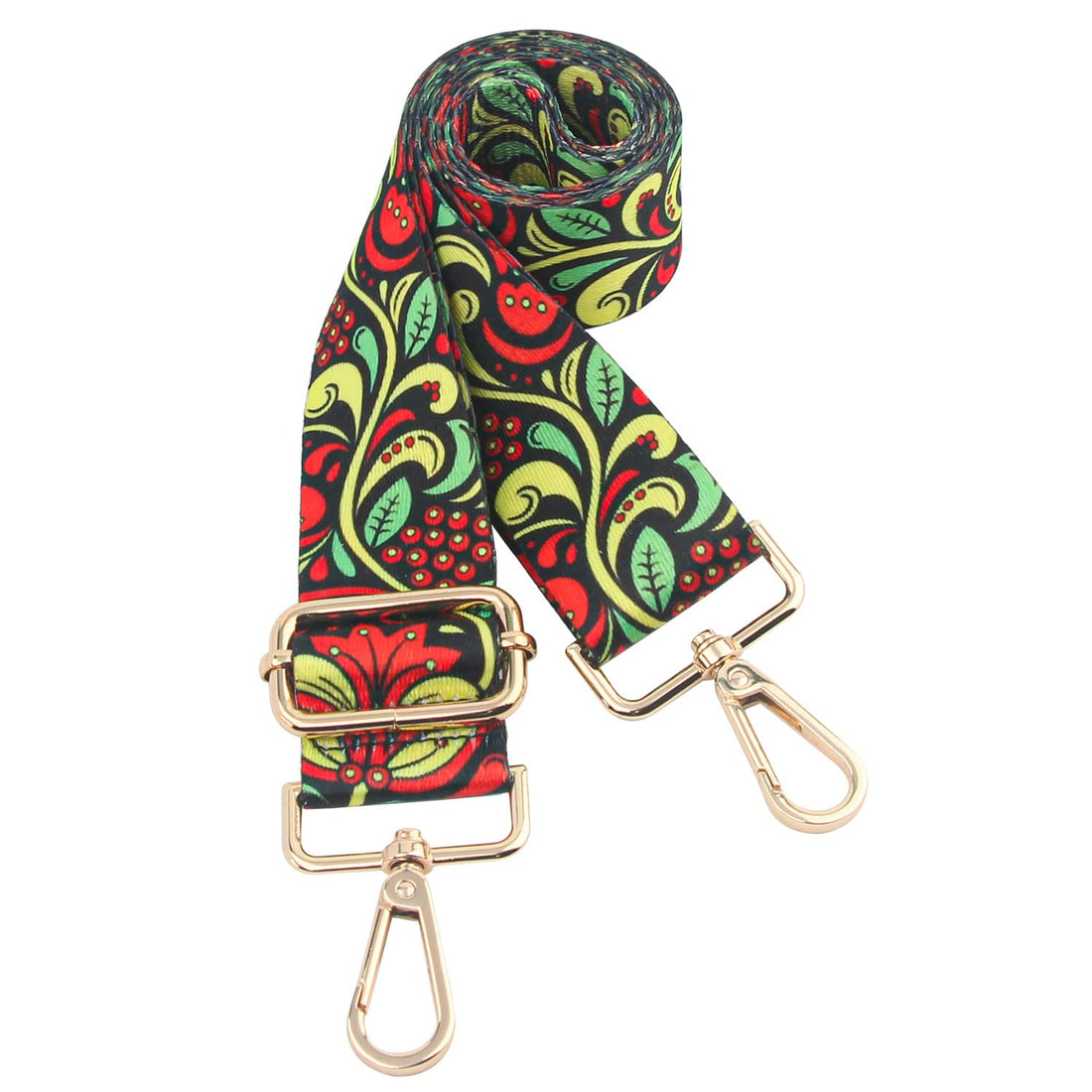 Boho Rainforest Flower Crossbody Shoulder Strap for Handbags