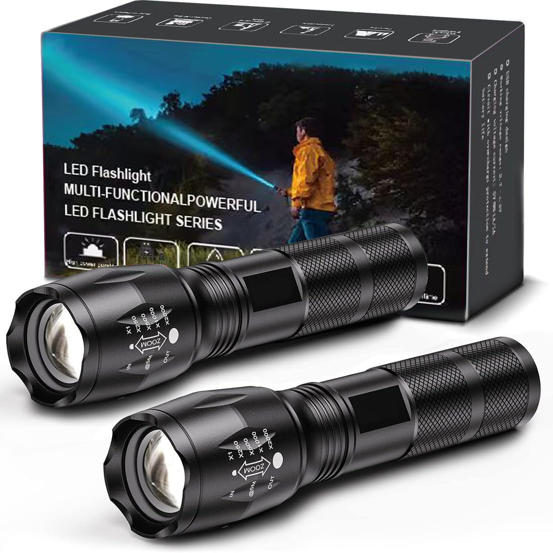 High Lumens LED Flashlights for Outdoor Use