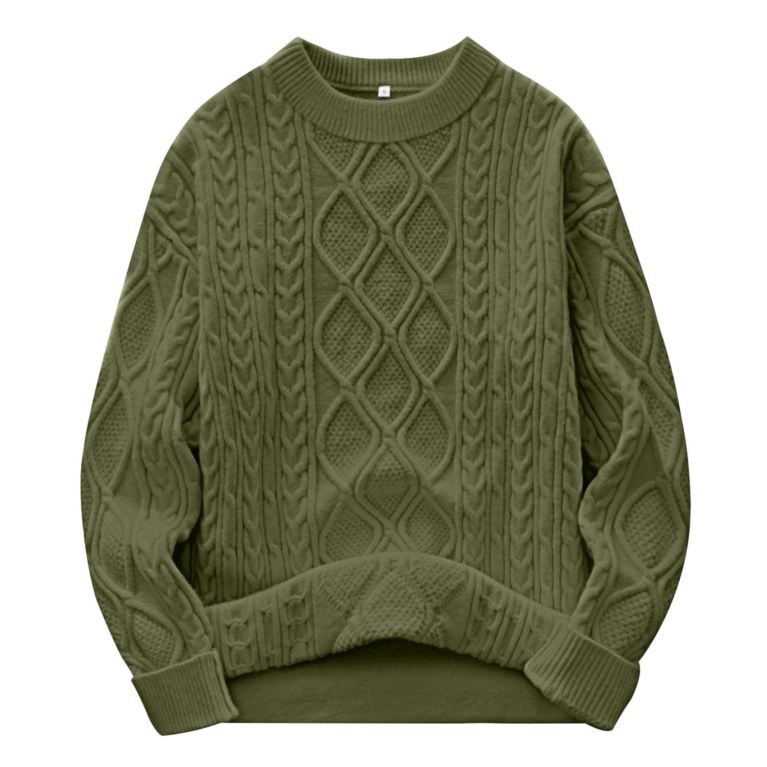 ANRABESS Women's Oversized Cable Knit Sweater for Fall