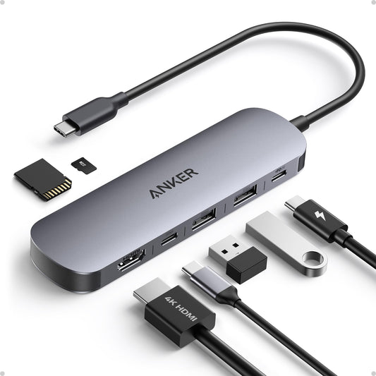 Anker 7-in-1 USB C Hub Multi-Port Adapter for Laptop