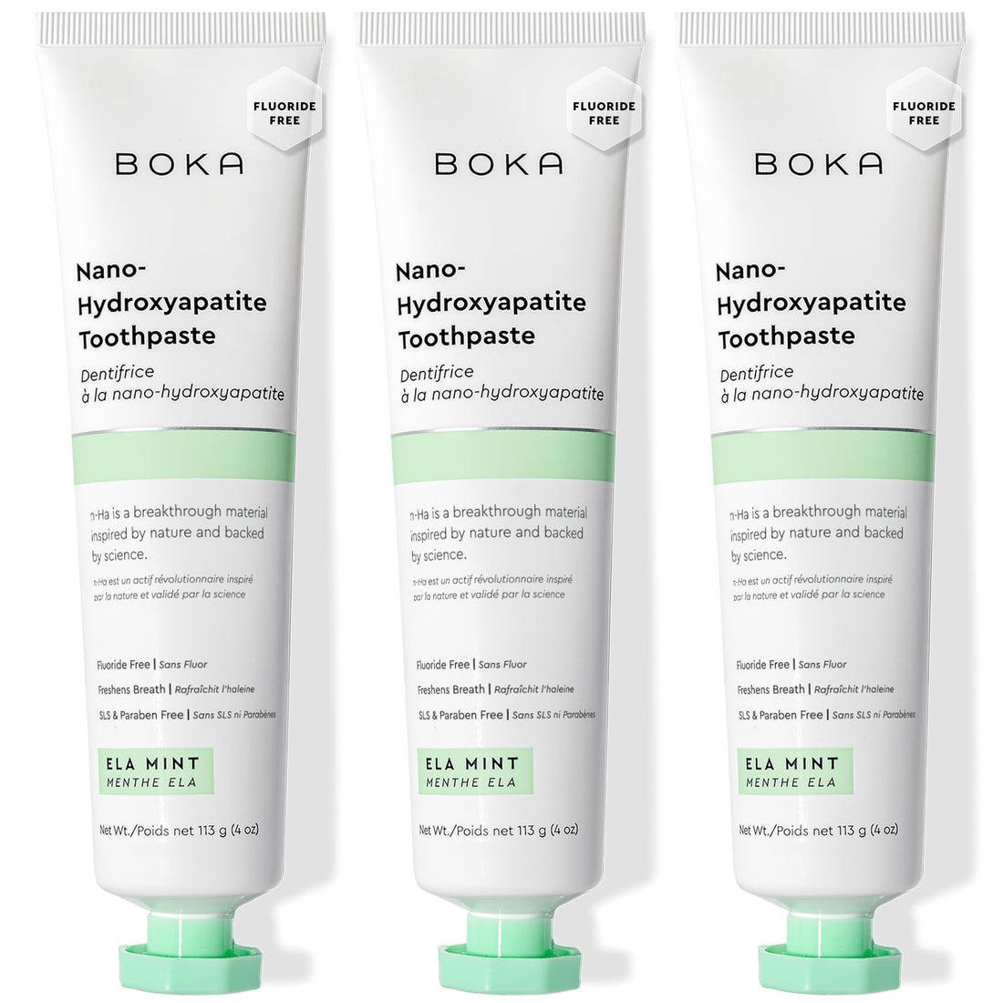 Boka Fluoride-Free Toothpaste with Nano Hydroxyapatite for Sensitive Teeth