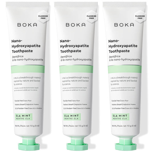 Boka Fluoride-Free Toothpaste with Nano Hydroxyapatite for Sensitive Teeth