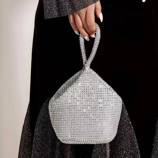 Sparkly Evening Clutch for Women's Wedding Party Events Accessory Bag