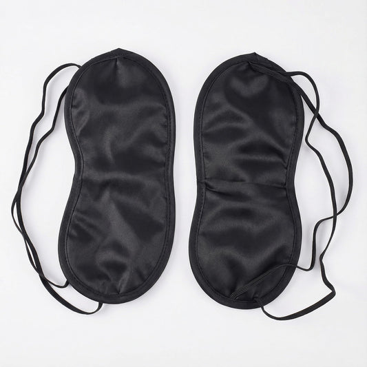 These Black Satin Sleep Masks Block Light Better Than $50 Brands